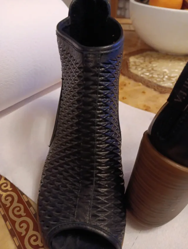 Botín Carmela Negro Mujer