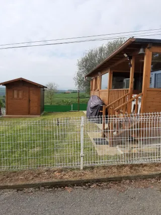 Módulo prefabricado camping con porche