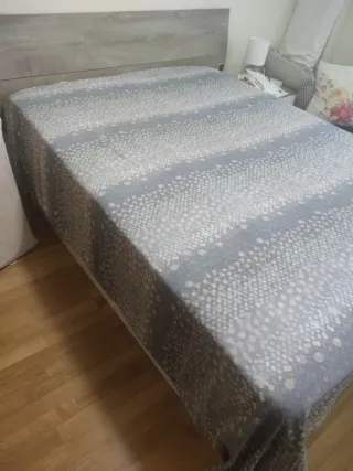 Funda Nórdica Zara Home Gris y Blanco. Reversible