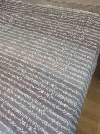 Funda Nórdica Zara Home Gris y Blanco. Reversible