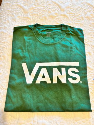Camiseta Vans Verde Talla M