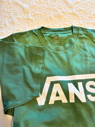 Camiseta Vans Verde Talla M