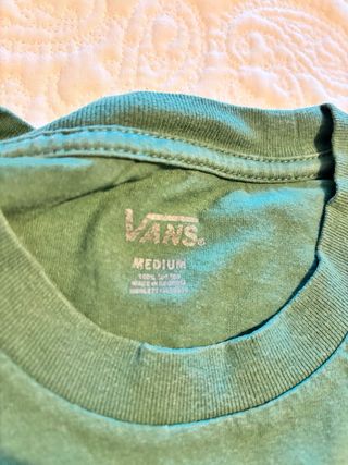 Camiseta Vans Verde Talla M