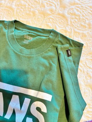 Camiseta Vans Verde Talla M