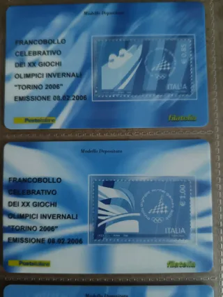 Tessere Filateliche Torino 2006