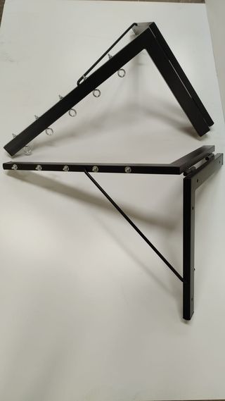 Tendedero Plegable Pared Negro 5 Cuerdas