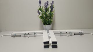 Tendedero Plegable Pared Negro 5 Cuerdas