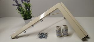 Tendedero Plegable Pared Negro 5 Cuerdas