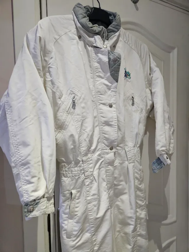 Mono de esquí blanco con localizador Talla 40