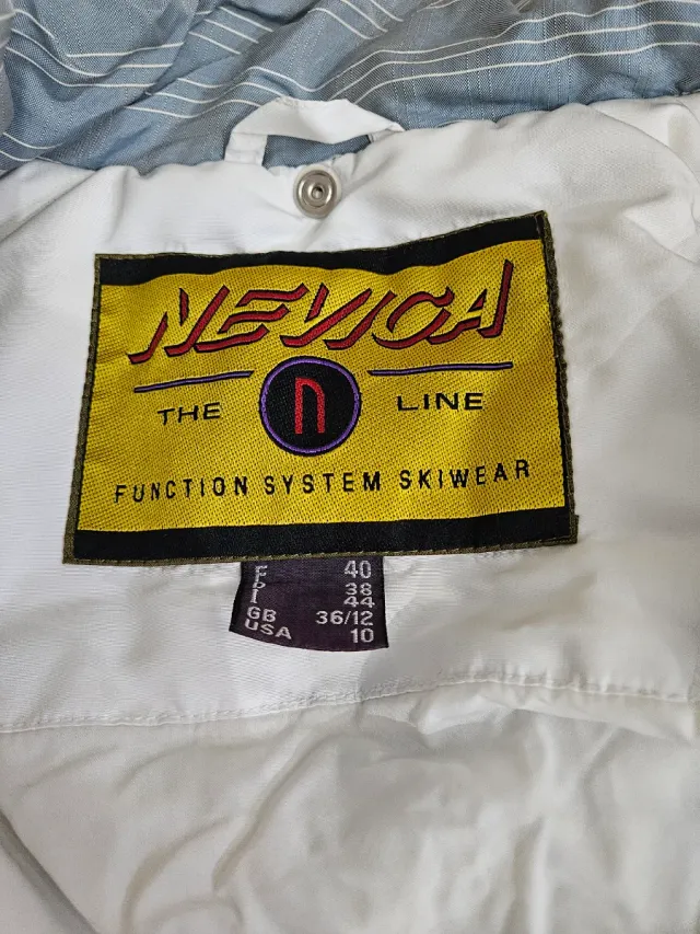 Mono de esquí blanco con localizador Talla 40