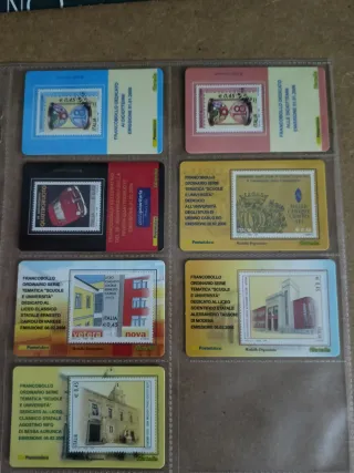 Tessere filateliche commemorative