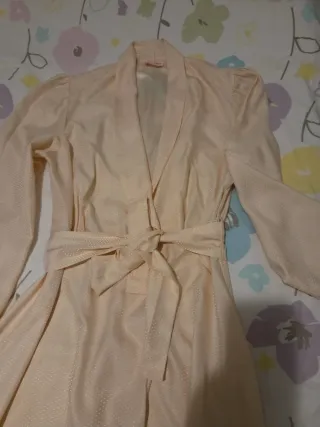 Bata lencería rosa talla M