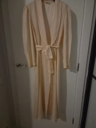 Bata lencería rosa talla M