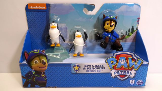 Set Patrulla Canina Chase espía + pingüinos. Nuevo