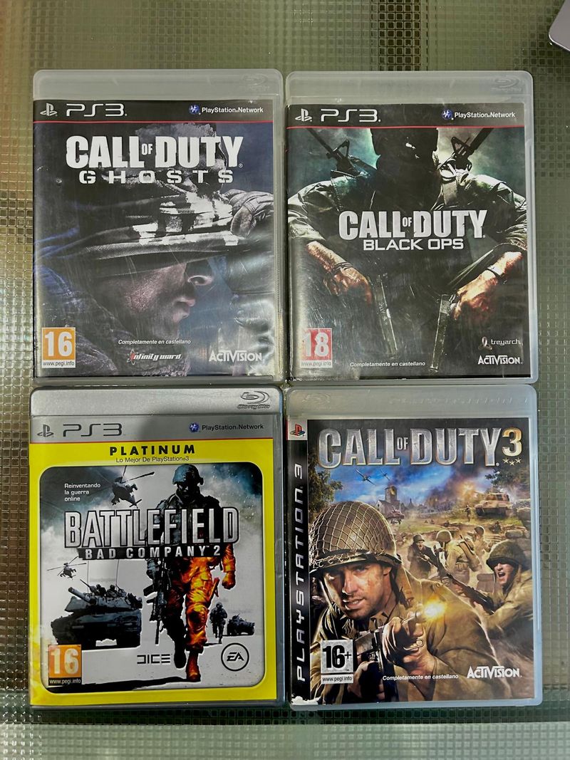 Imagen de Lote 4 Juegos PS3: Call of Duty y Battlefield