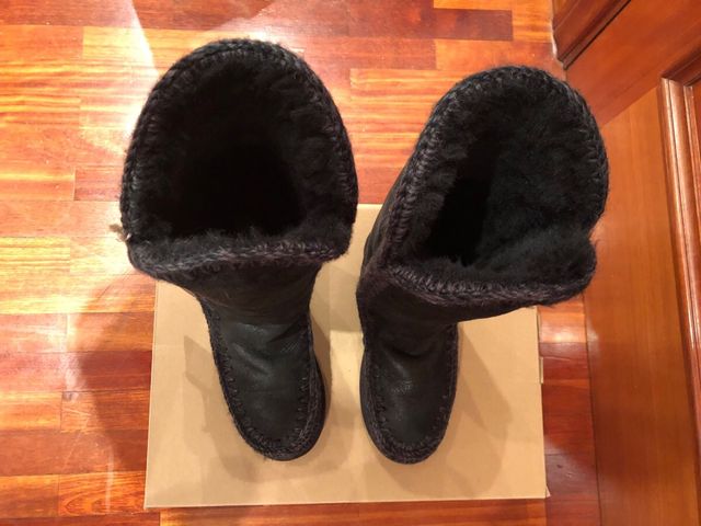 Botas altas Mou negras talla 39 nuevas Oportunidad