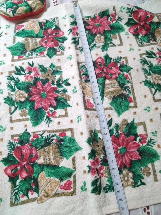 Set Manopla, agarrador y Paño Cocina Navidad