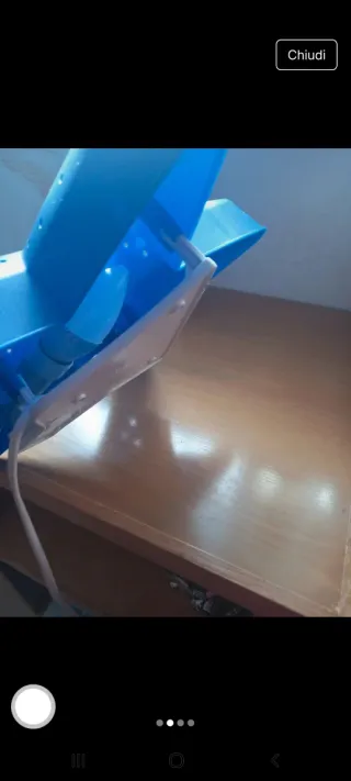 Lampada cameretta a forma di stella blu