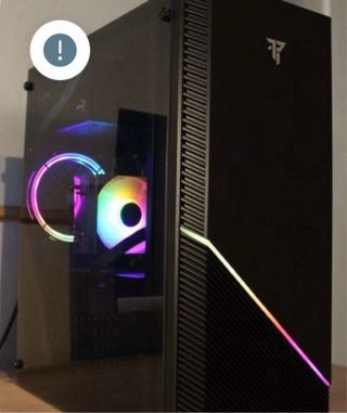 Torre PC Gaming Fantech Negra RGB