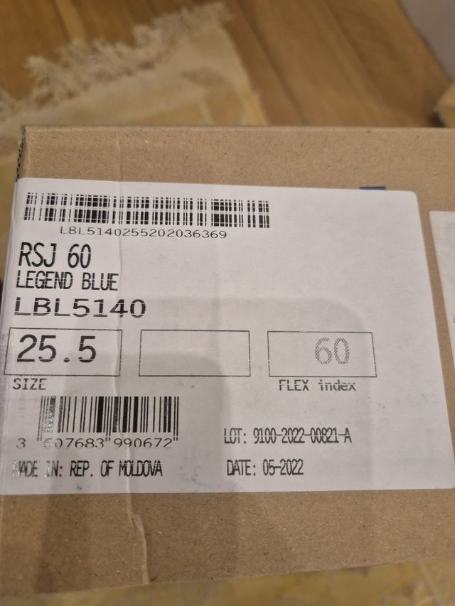 Botas de esquí Lange azules