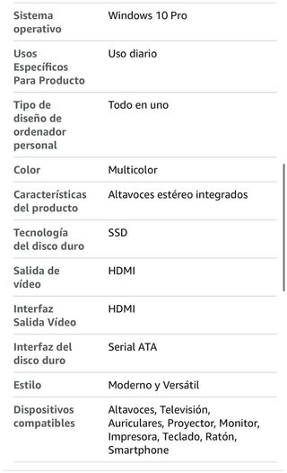 Ordenador All in One A27 27 16GB RAM