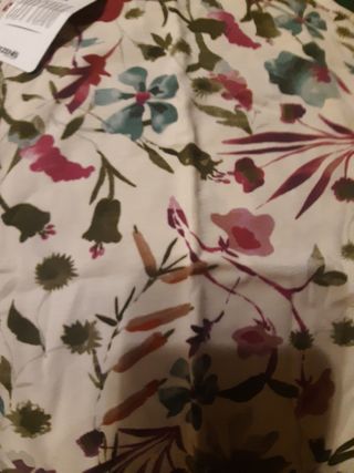 Camiseta tirantes floral S sin estrenar