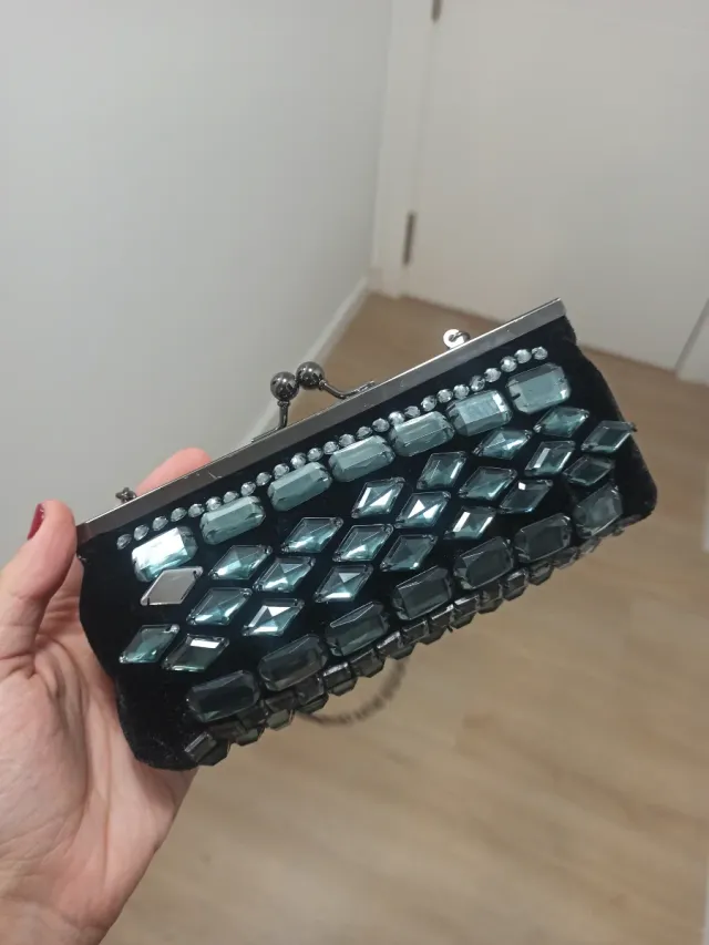 Bolsos vintage terciopelo con pedrería