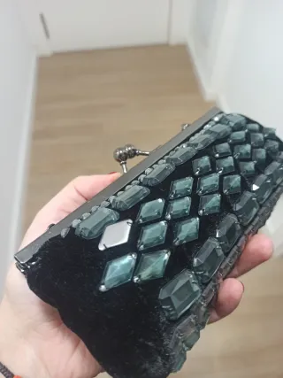 Bolsos vintage terciopelo con pedrería