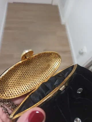 Bolsos vintage terciopelo con pedrería