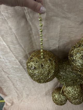 Bolas Adornos Navidad Dorados