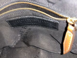 Bolso Burberry Cuero y Lona Check