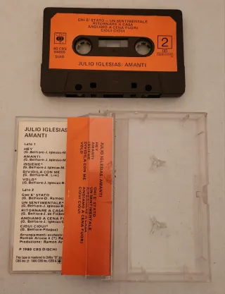 Julio Iglesias Amanti Cassetta CBS