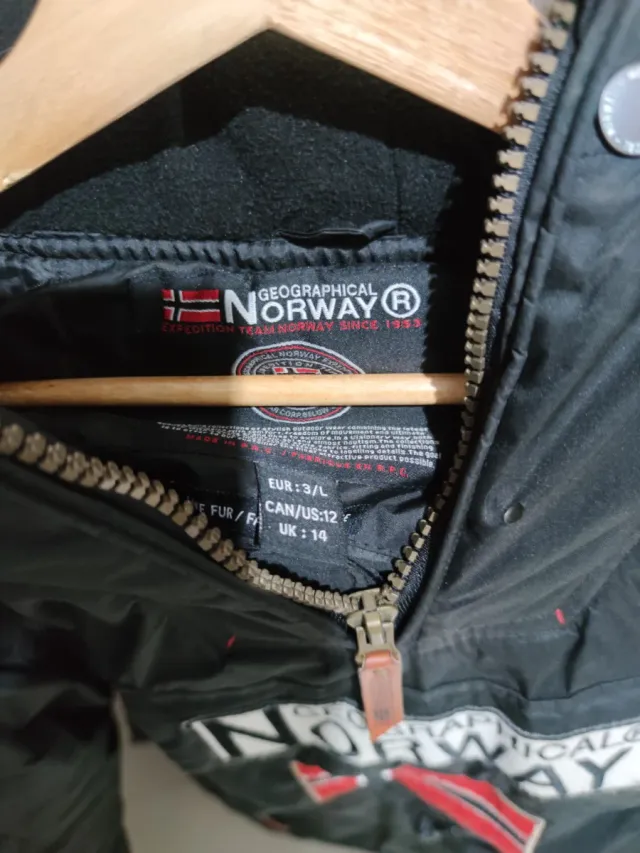 Cazadora Geographical Norway Negra