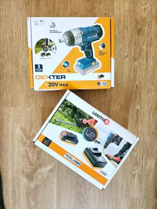 Llave de Impacto Dexter UP20 20V + Batería