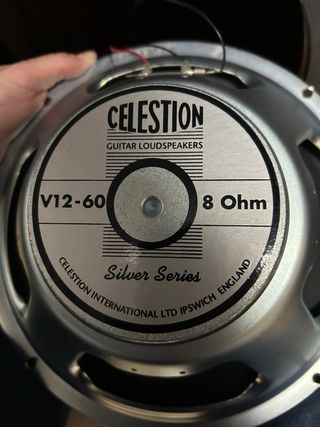 Pantalla 4x12 Celestion 12 V60 Silver 8ohm.
