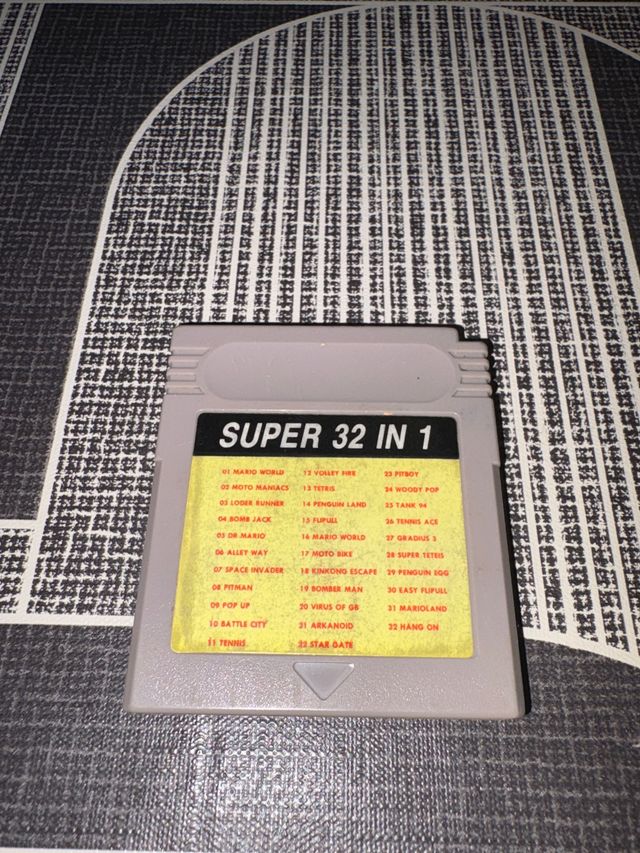 Cartucho Super 32 in 1 Nintendo Game Boy