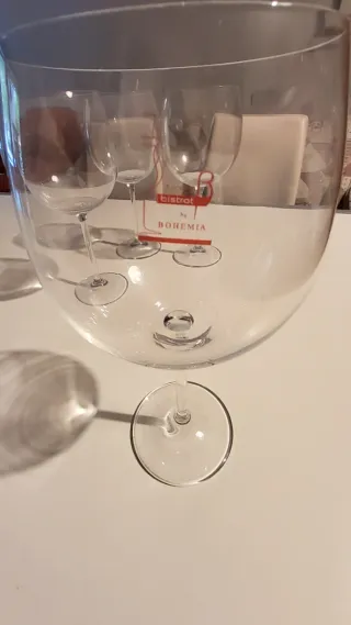 Bicchieri Bohemia in vetro trasparente