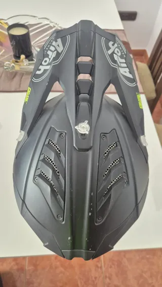 Casco Airoh Aviator 3 Enduro / Motocros Negro Mate
