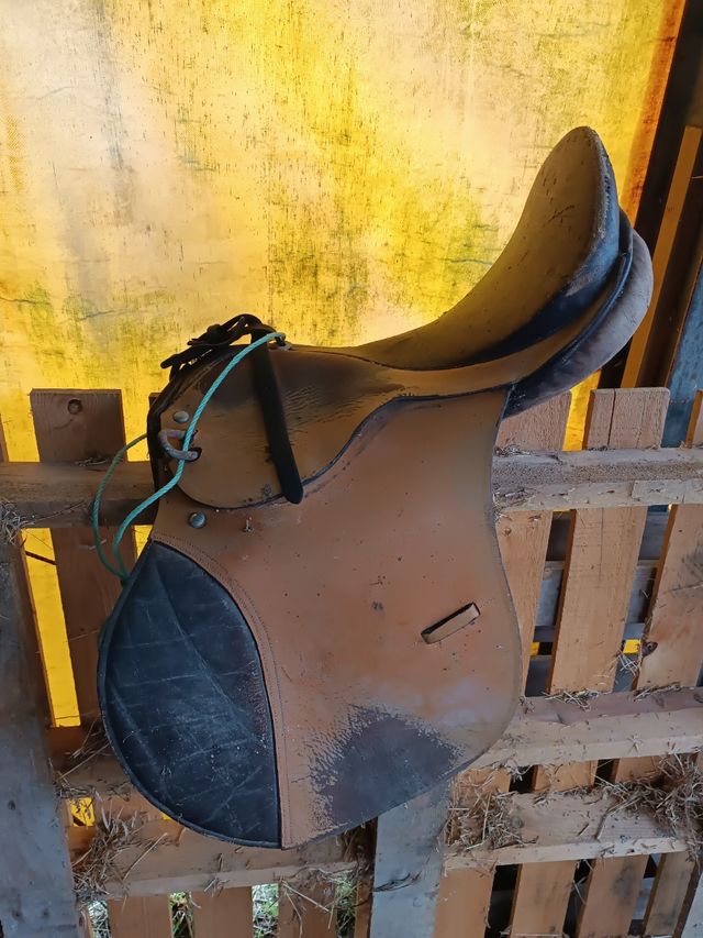 Silla de montar de piel