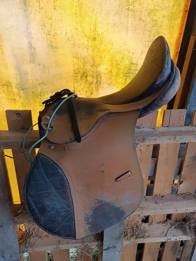 Silla de montar de piel