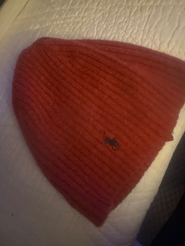 Gorro de lã Ralph Lauren Vermelho cor Telha