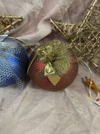 Conjunto Adornos Navidad Estrella y Bolas