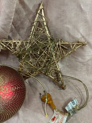 Conjunto Adornos Navidad Estrella y Bolas