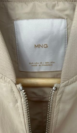 Chaqueta fina estilo bomber