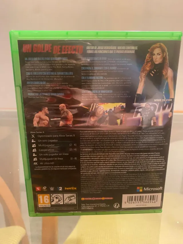 WWE 2K22 Xbox Series X