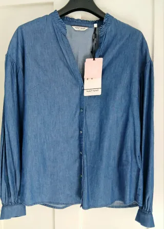 Camisa vaquera Naf Naf oversize T34 como una 38/40