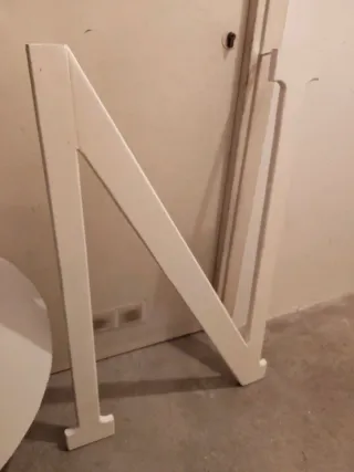 Letras Madera A&N Corazón Blanco