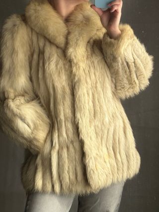 Abrigo de pelo mujer talla 34