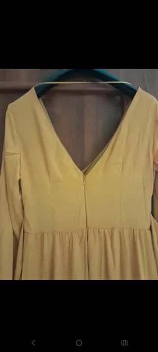Abito elegante Rinascimento giallo