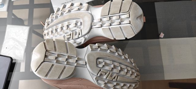 Sneakers Fila donna rosa/bianche